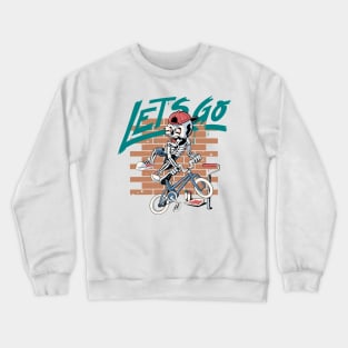 Lets Go Cycling Crewneck Sweatshirt